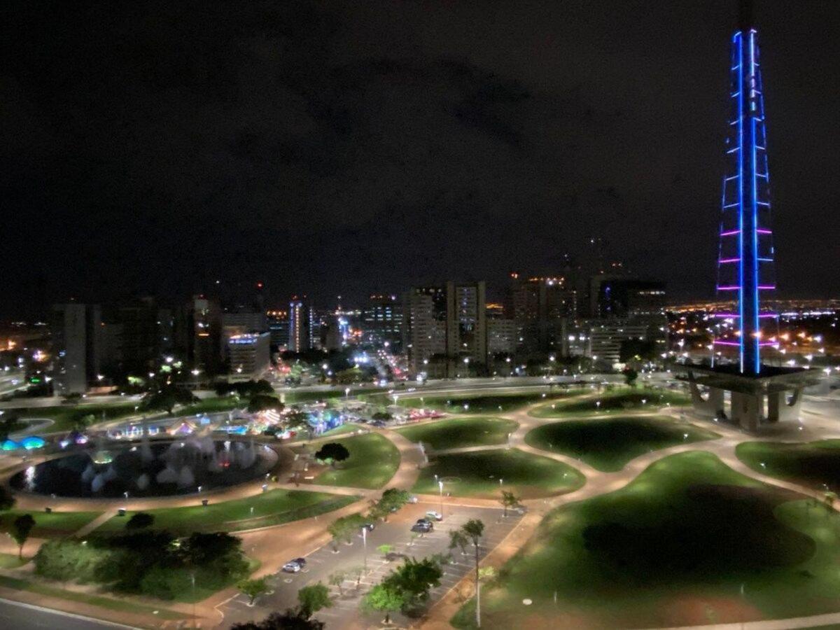 Flat Encantador No 11º Com Vista Pra Torre De Tv ブラジリア エクステリア 写真